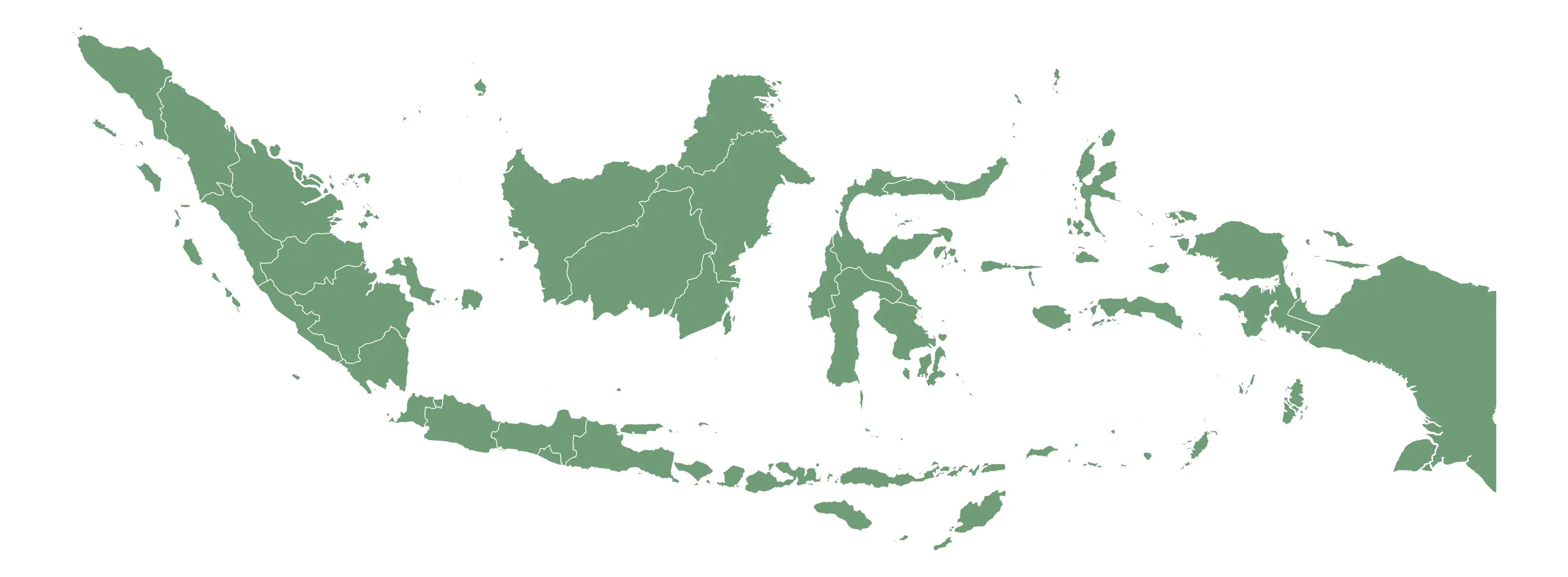 Peta Jangkauan Pemasangan Kanopi Membrane di 34 Provinsi Indonesia