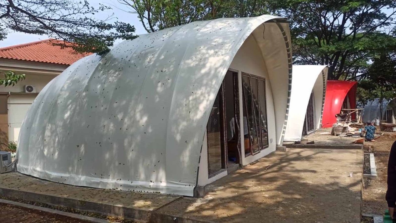 Jasa Kanopi Membrane Premium